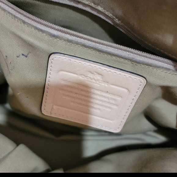Coach Coated Brown Leather Purse - Picture 7 of 9